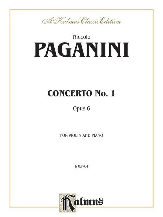 Violin Concerto Op 6 No 1 Sheet Music