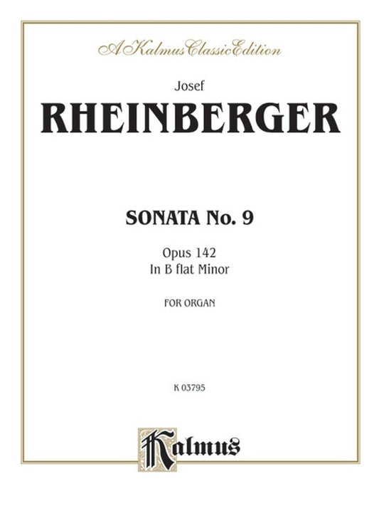 Sonata No 9 for Organ Sheet Music