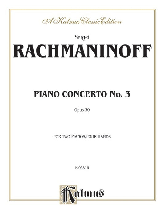 Concerto No 3 Op 30 D Min 2P4H