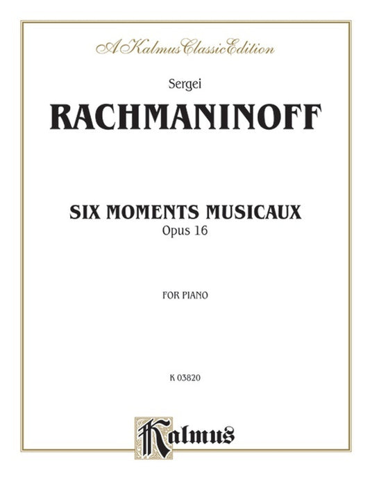 6 Moments Piano Sheet Music