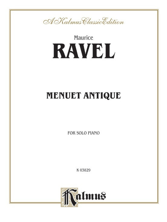 Minuet Antique Piano