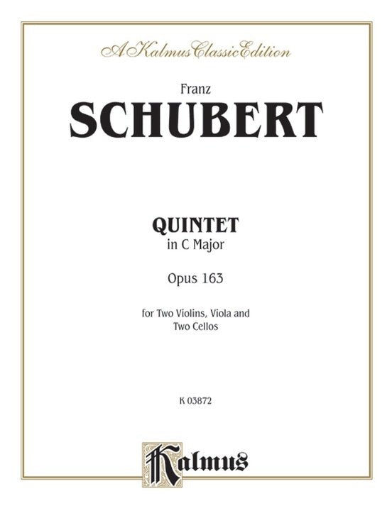 String Quintets Op 163 - Chamber Sheet Music