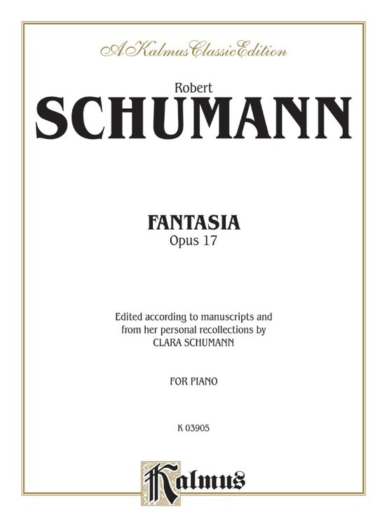 Fantasy Op 17 Piano