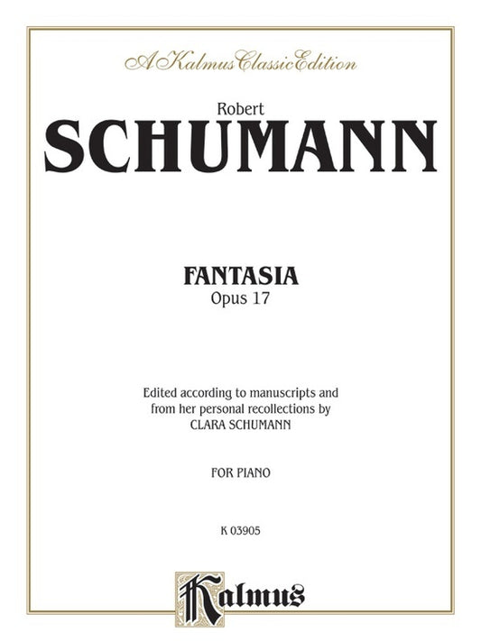 Fantasy Op 17 Piano