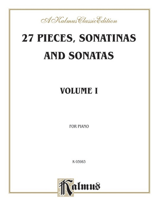 Sonatina Album Book 1 Piano Sheet Music