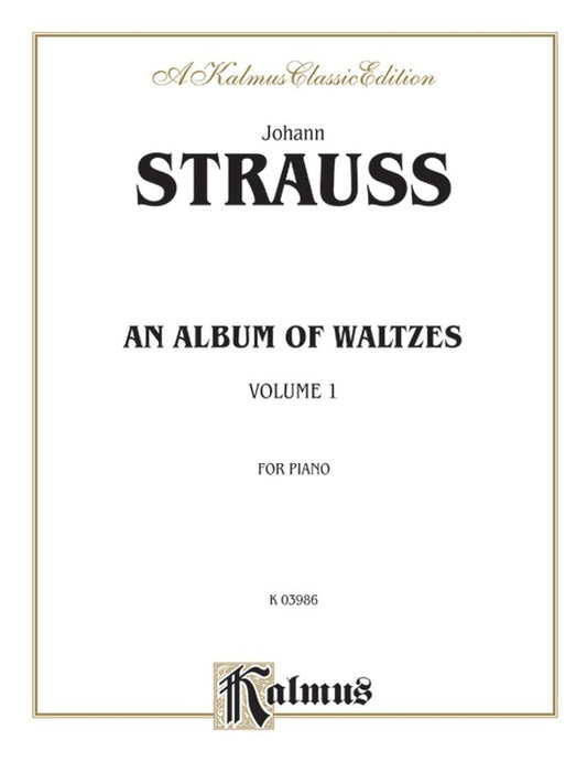 Strauss Waltzes Book 1 Piano Sheet Music