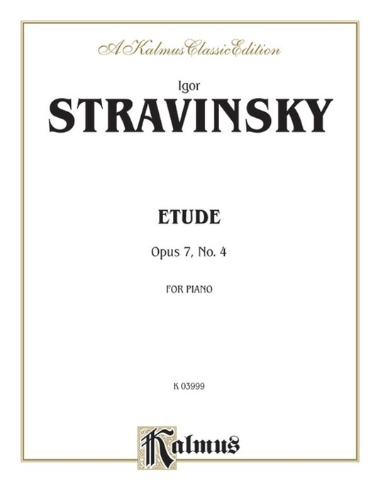Etudes Op 7 No 4 Piano