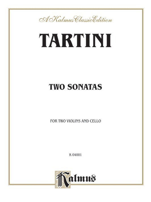 Sonatas for 2 Violins and Cello Sheet Music