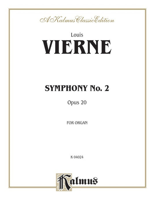 Symphony No 2 Organ Sheet Music