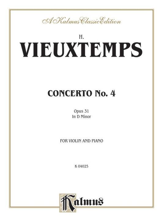 Violin Concerto No 4 Sheet Music