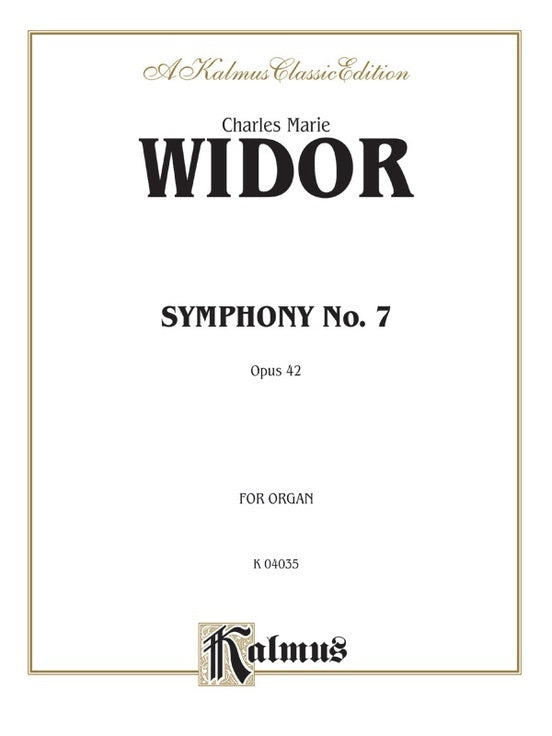 Symphony No 7 A Minor Op 42 Piano and Organ Sheet Music