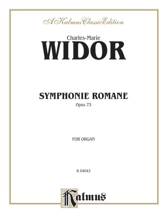 Symphony Romane Op 73 Organ Sheet Music
