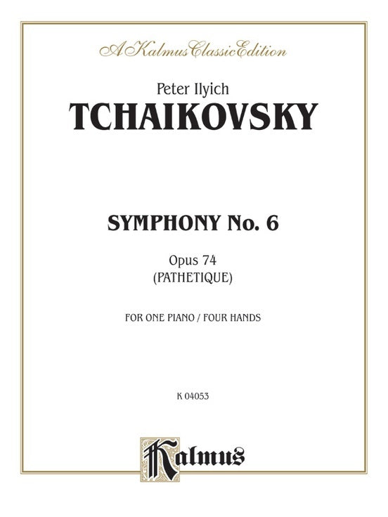 Tchaikovsky Symphony No. 6 Full Orchestra Sheet Music 1P4H