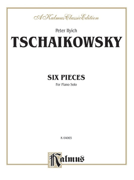 Six Pieces for Piano Solo Sheet Music