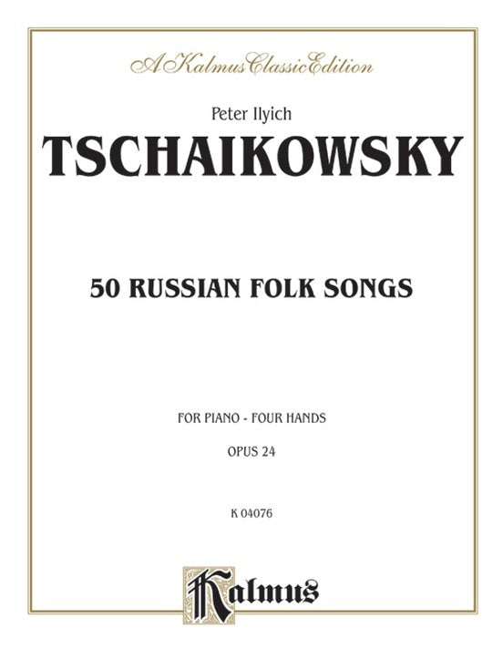 50 Russian Folksongs Piano Sheet Music