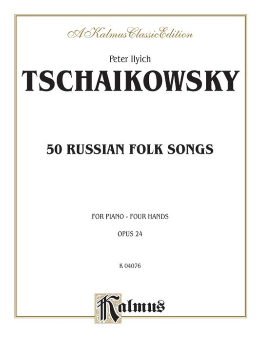 50 Russian Folksongs Piano Sheet Music