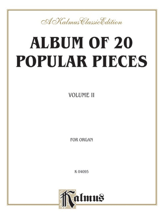 Album Of 20 Popular Pieces Book 2 Org