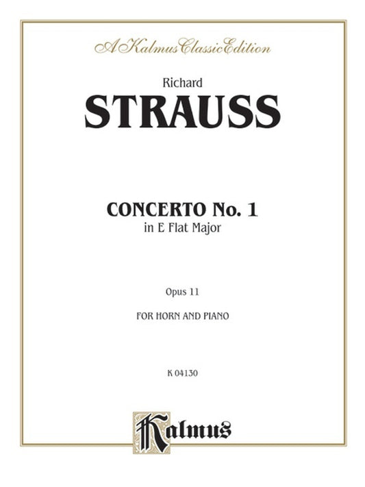 Horn Concerto No 1 In E-Flat Major Op 11 Horn/Piano