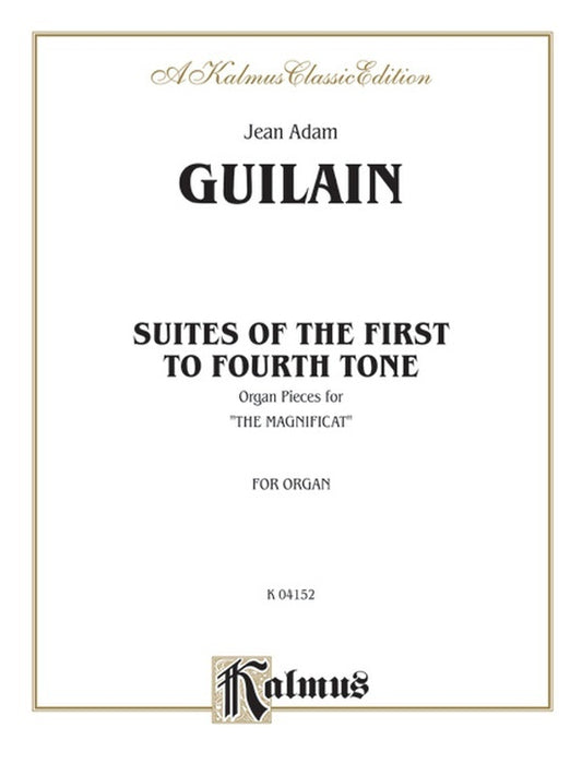 Suites on the 1st to 4th Tone Organ Sheet Music