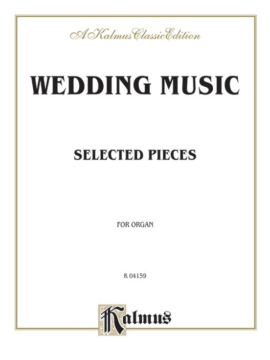 Wedding Music for Organ Sheet Music