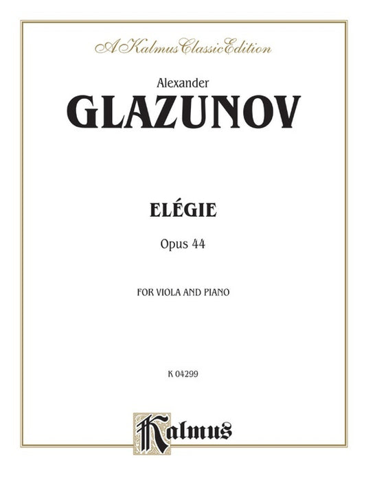 Elegie Viola Op 44