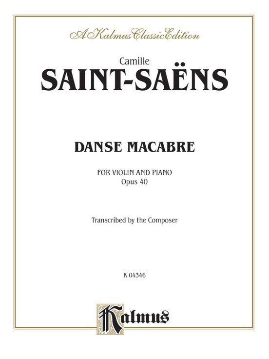 Danse Macabre Violin