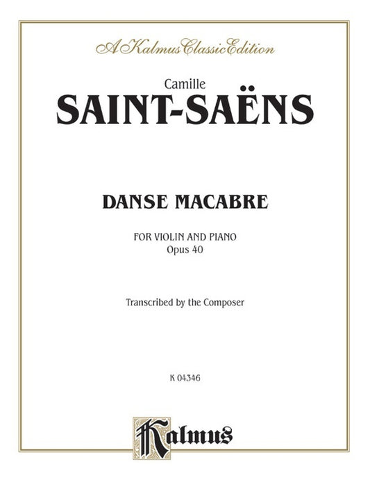 Danse Macabre Violin