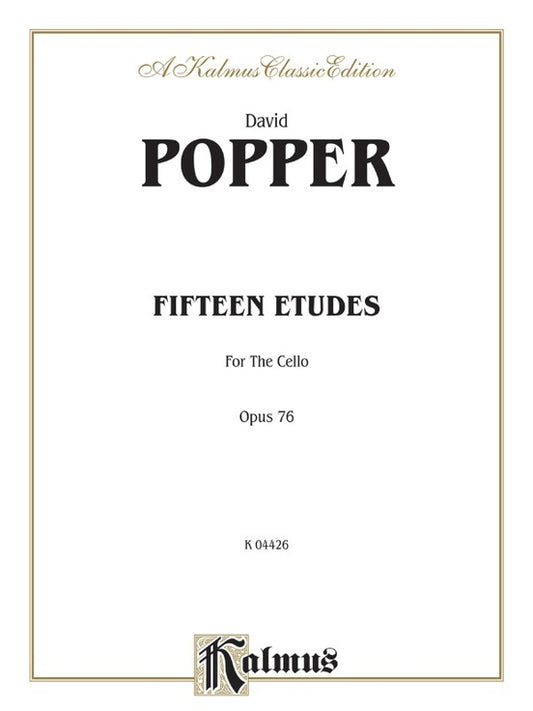 15 Etudes For Cello Op 76