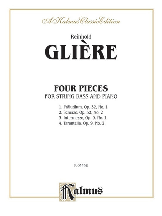 Pieces 4 Double Bass/Piano