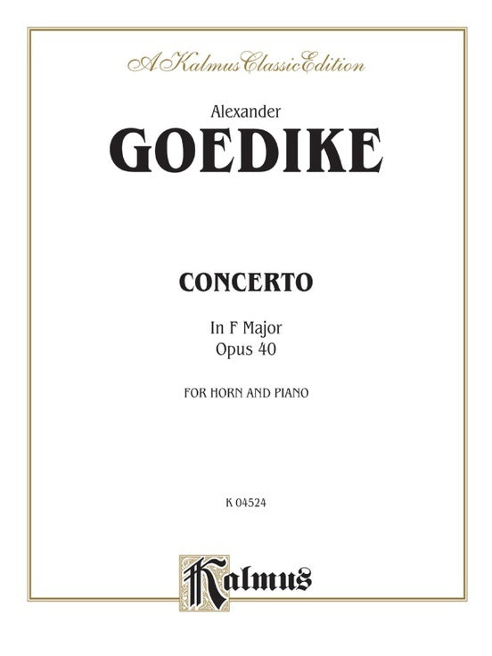 Concert Horn & Orch