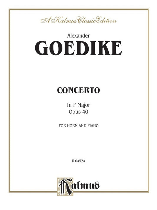 Concert Horn & Orch