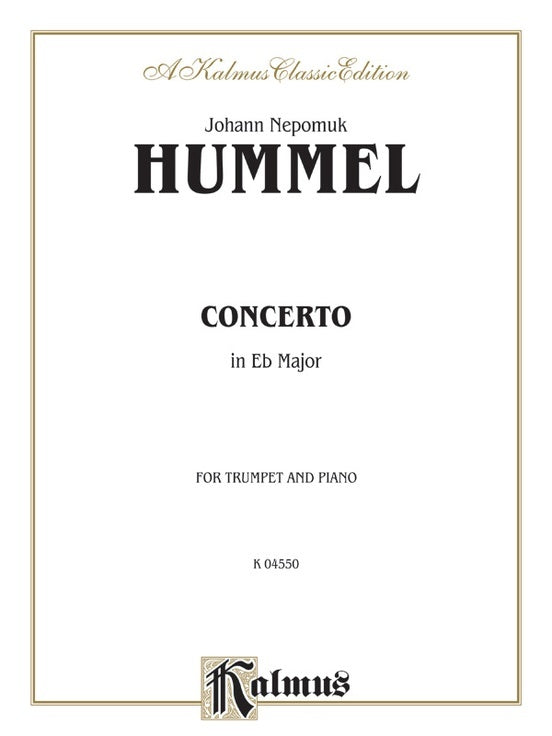 Concerto E Flat Trumpet/Piano