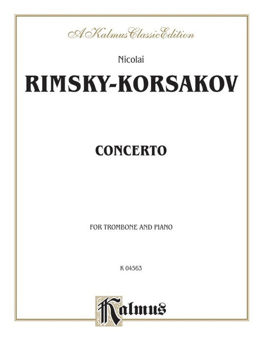 Trombone Concerto TRB Sheet Music