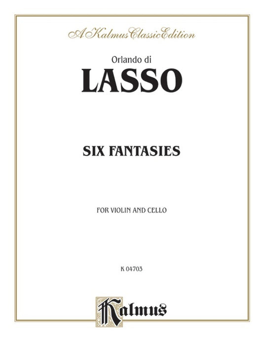 6 Fantasies for Violin and Cello Sheet Music