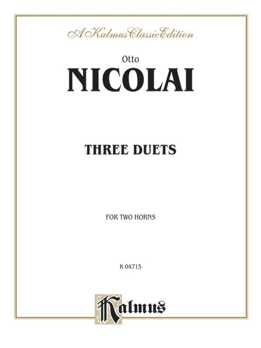 3 Duets for 2 Horns - French Horn Sheet Music