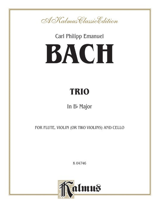 Trio for Flute, Violin, and Double Bass Sheet Music