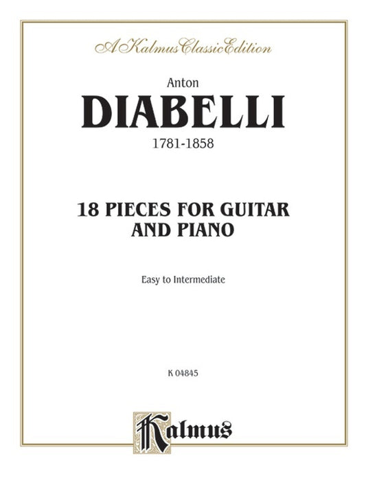 Pieces 18 Guitar/Piano