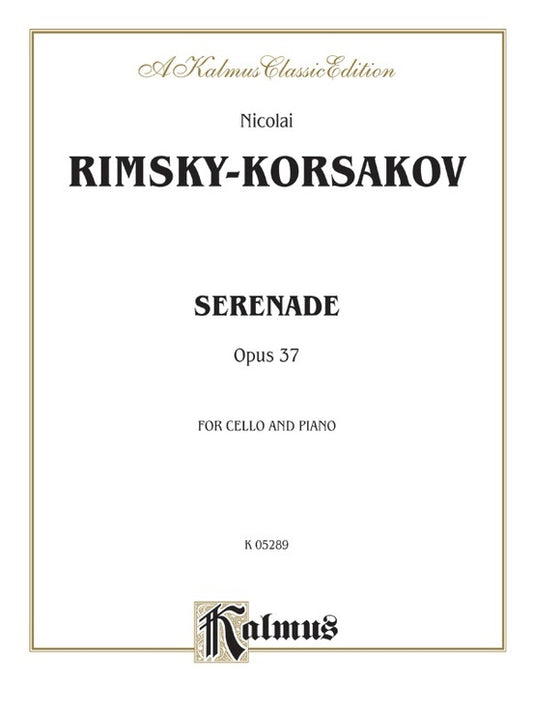 Serenade Op 37 Vc/Piano