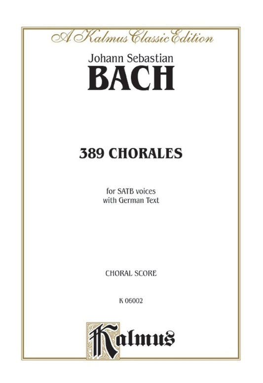 4 Part Chorales 389 Choral Sheet Music