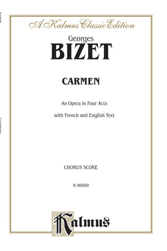 Carmen Chorus Part Vocal Sc