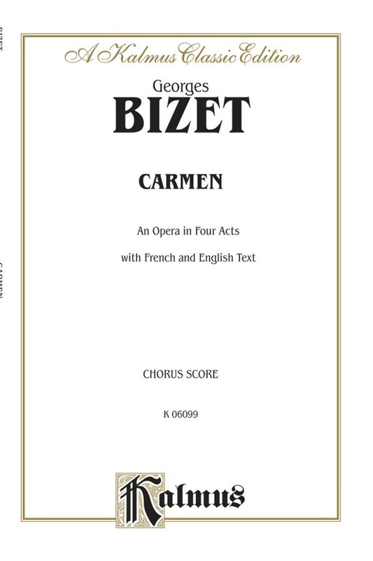 Carmen Chorus Part Vocal Sc