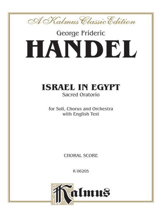 Israel In Egypt Vocal Sc