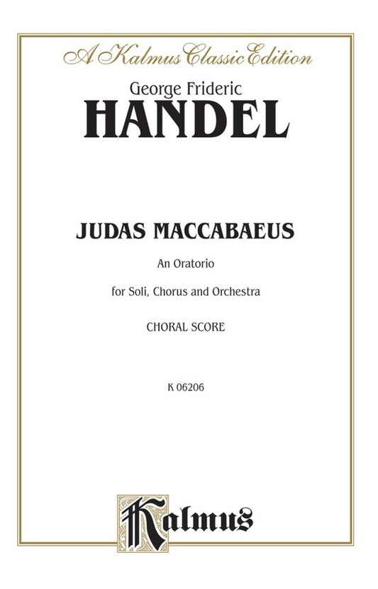 Judas Maccabaeus Vocal Sc