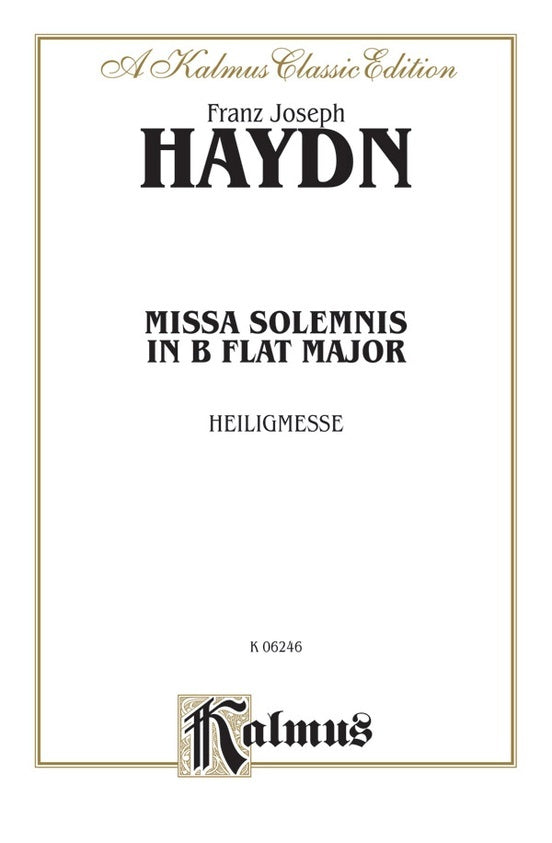 Heiligmesse Vocal Sc