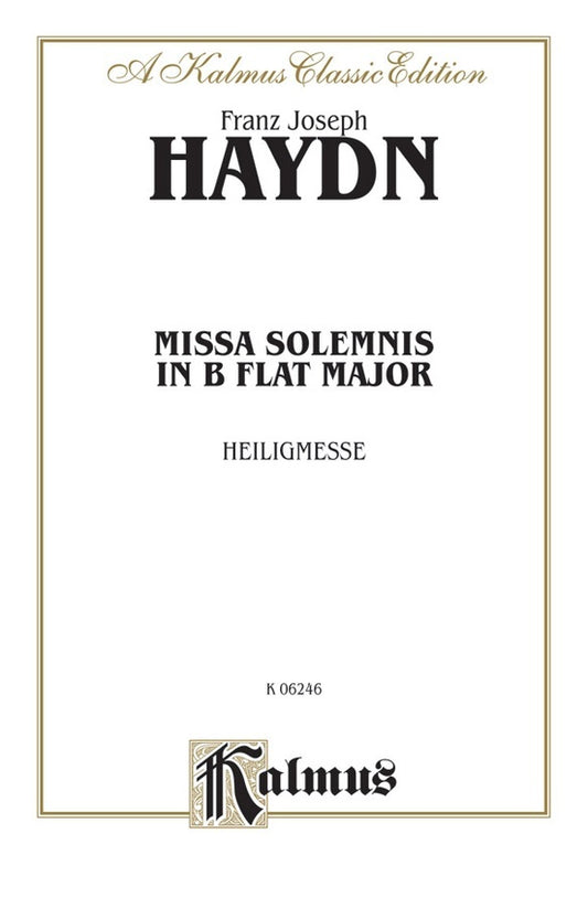 Heiligmesse Vocal Sc