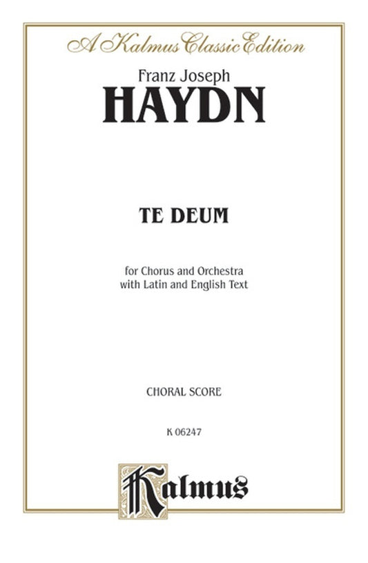 Te Deum Laudamus Vocal Sheet Music