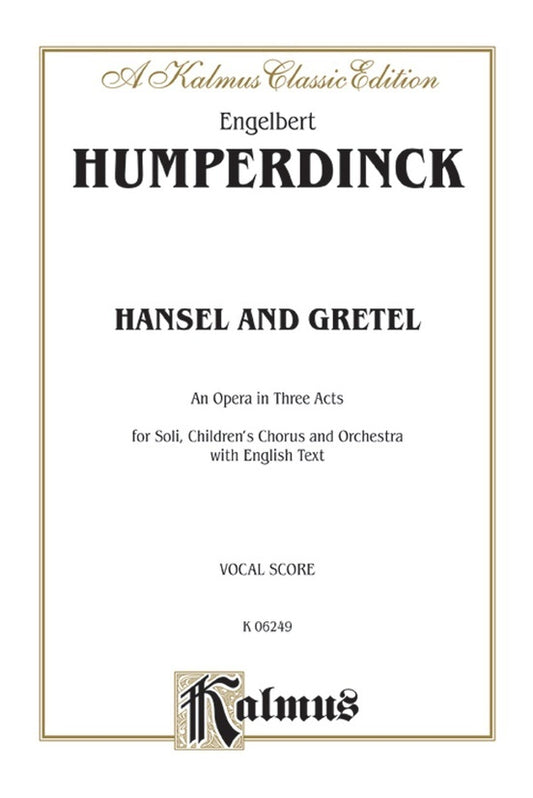 Hansel And Gretel Vocal Sc