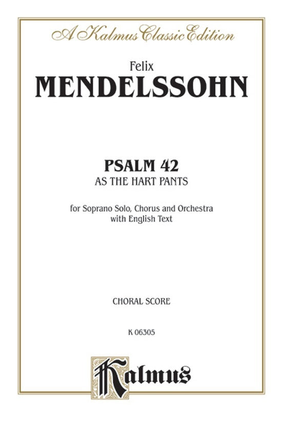 Psalm 42 Vocal Sc