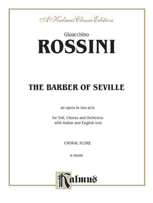 Barber Seville Vocal Sheet Music