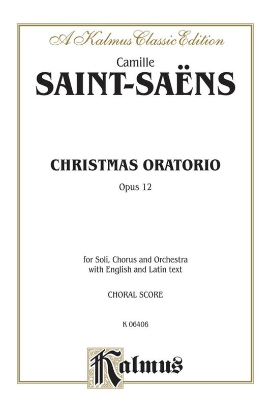 Christmas Oratorio Op 12 Vocal Sc
